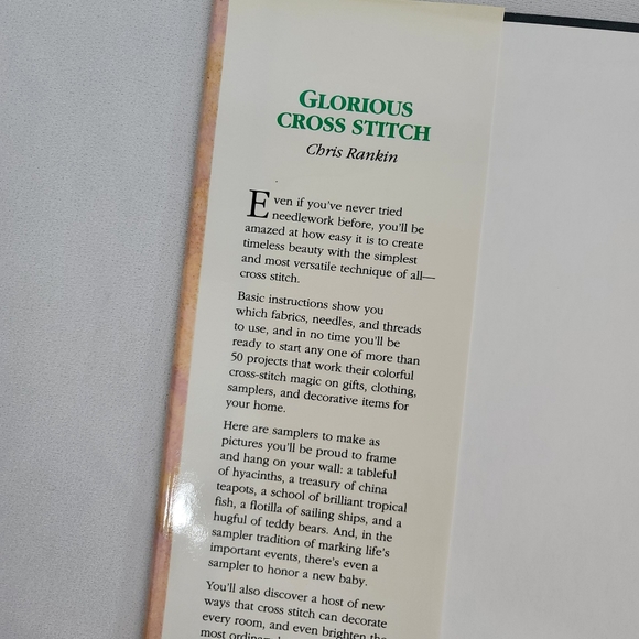 Glorious Cross Stitch Hardcover Book By Chris Rankin - Picture 8 of 16